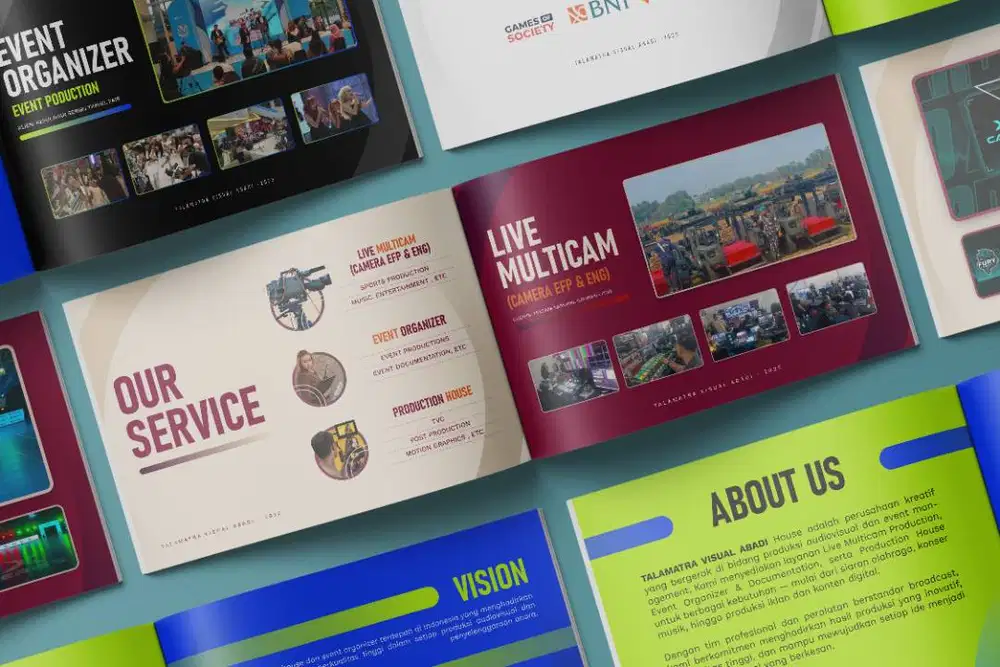 Judul Jasa: Jasa Desain Company Profile Profesional & Elegan