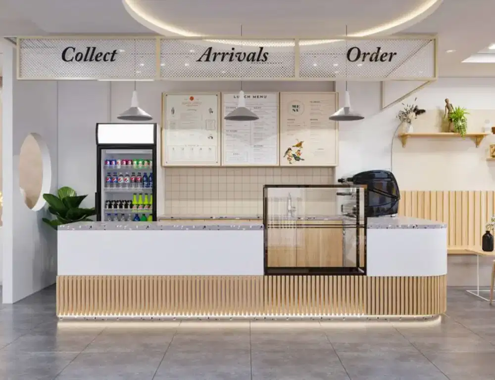 Meja Barista Meja CoffeeShop Meja Cashier Meja Kasir Meja Kedai