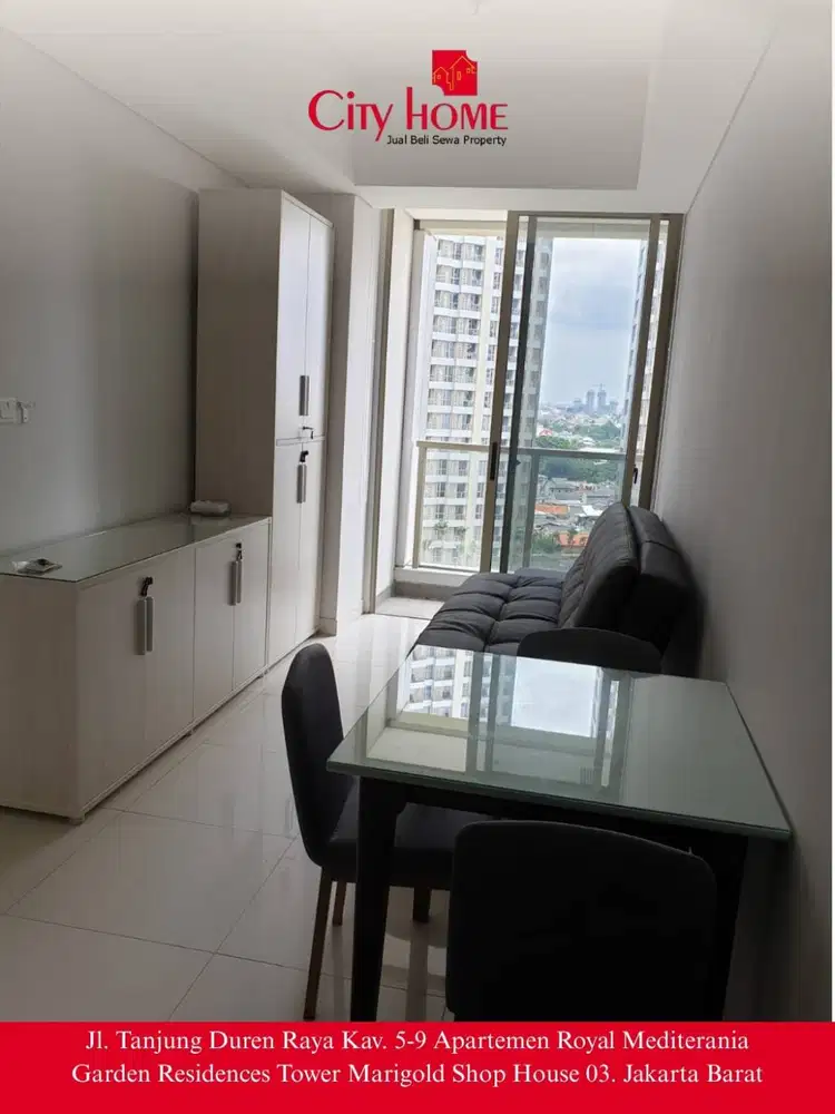 Disewa Apartemen 2 BR Furnished di Taman Anggrek Residences