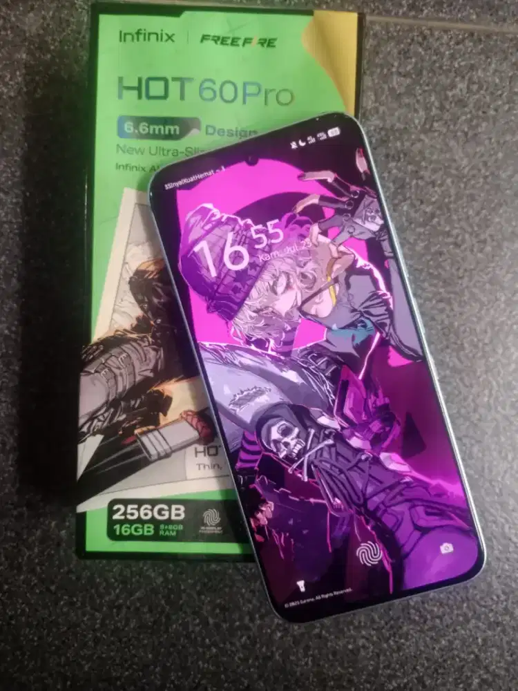 Infinix hot 60 Pro ram 8/256gb Nfc nominus orian fullset lengkap