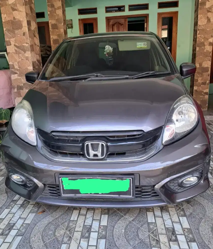 Brio 1.2E cvt 2017 abu-abu murah