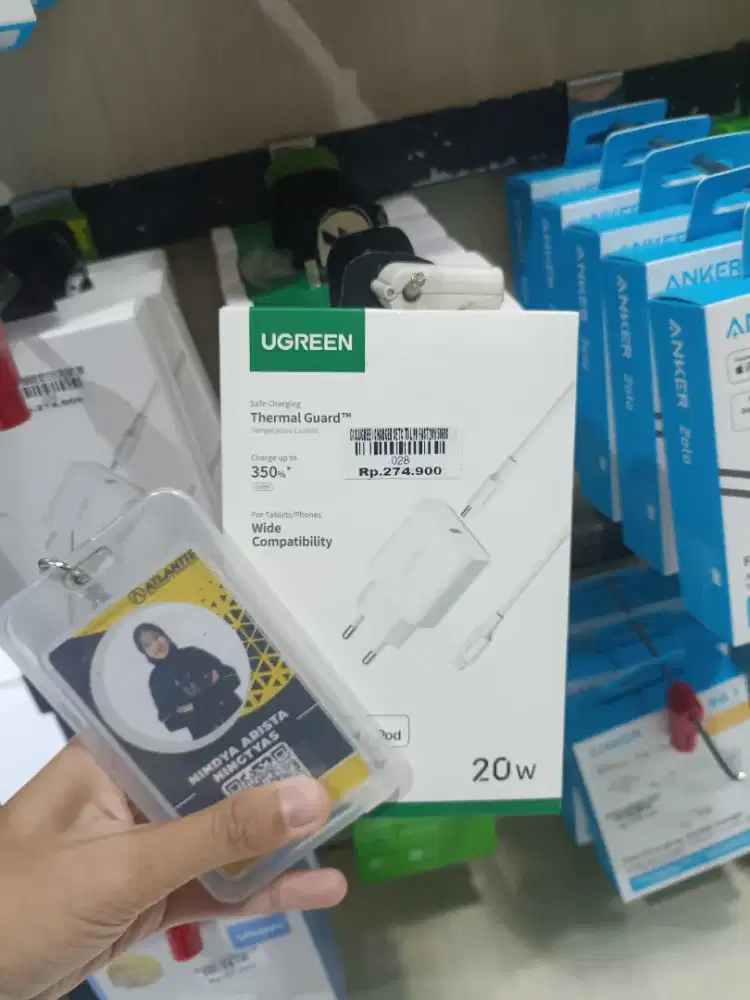 Charger ugreen c to l ATLANTIS DAHSYAT