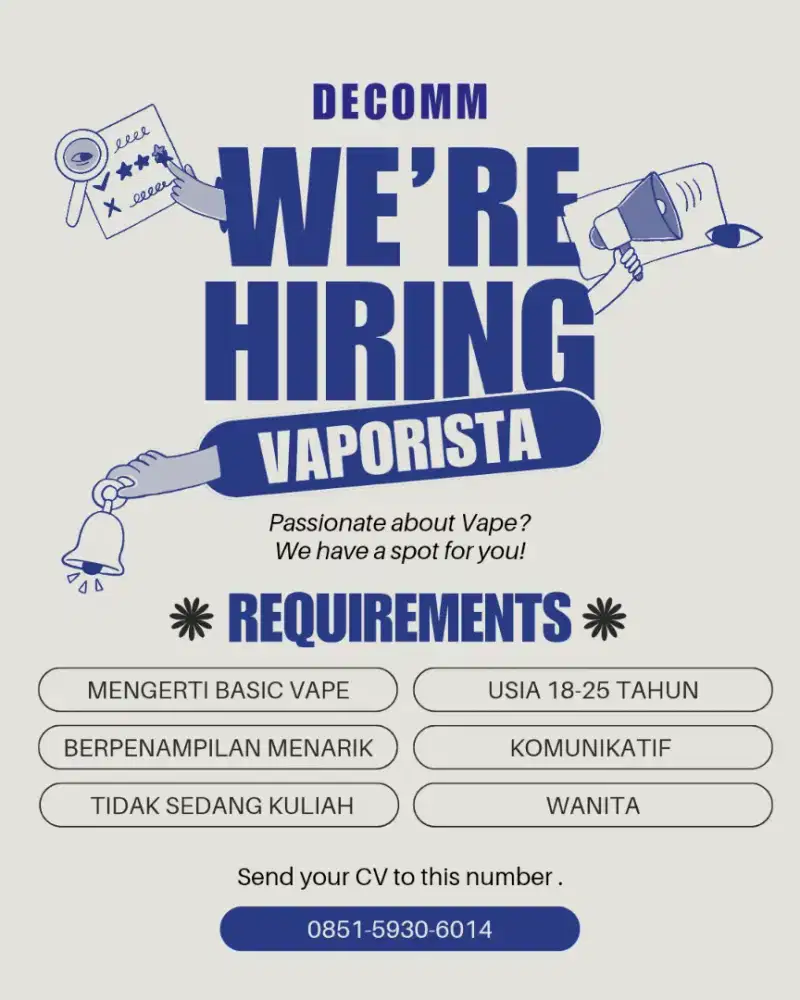 Dibutuhkan vaporista