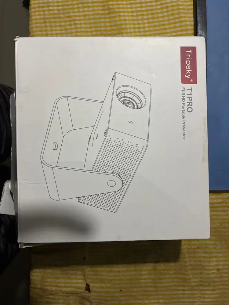 Proyektor YAMADA T1 Pro Android 14 Wifi Netflix Youtube Fullset Mulus