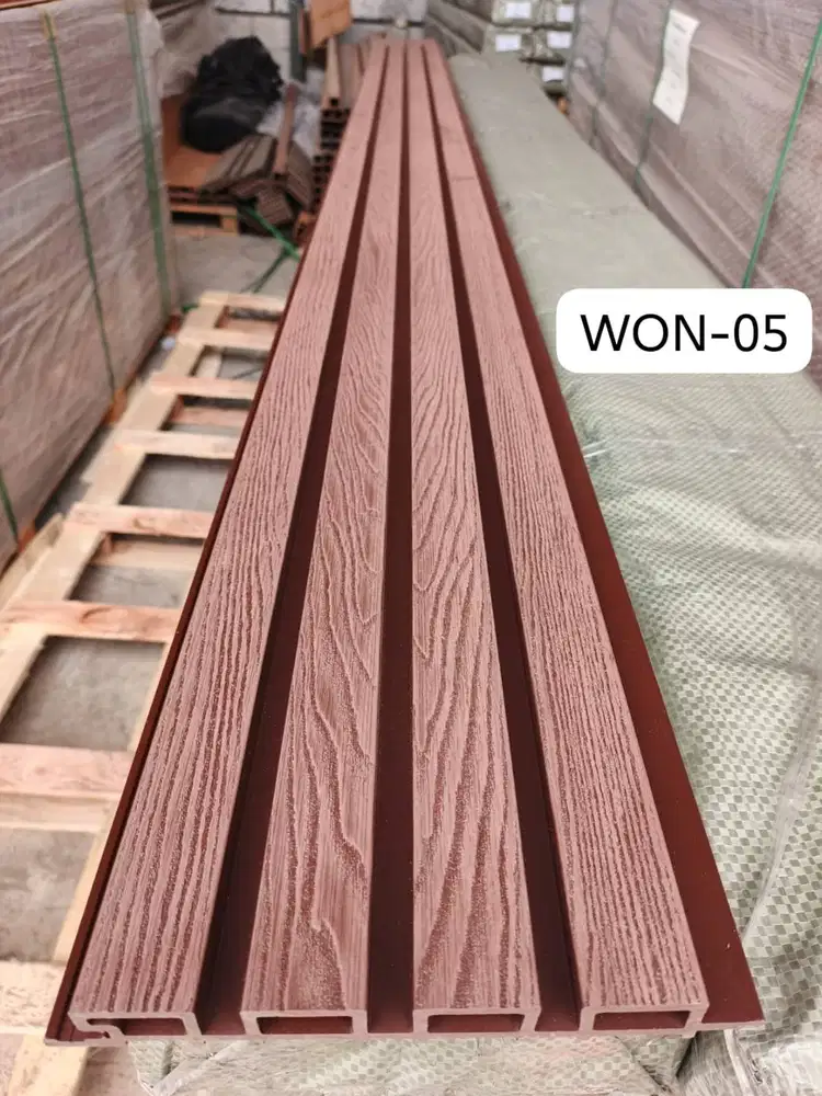 WPC OUTDOOR DINDING MOTIF SERAT KAYU / WALLPANEL PAGAR LUAR RUMAH