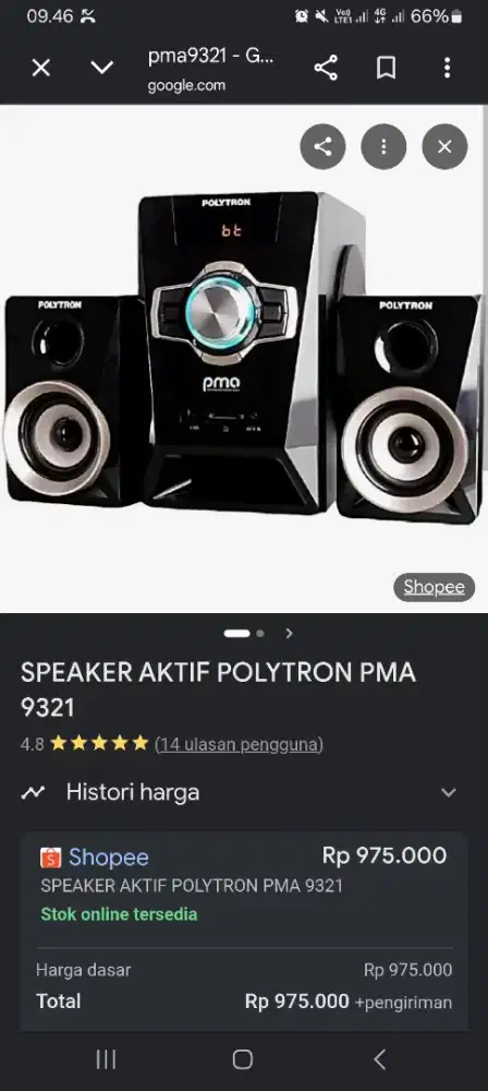 Speaker polytron pma 9321