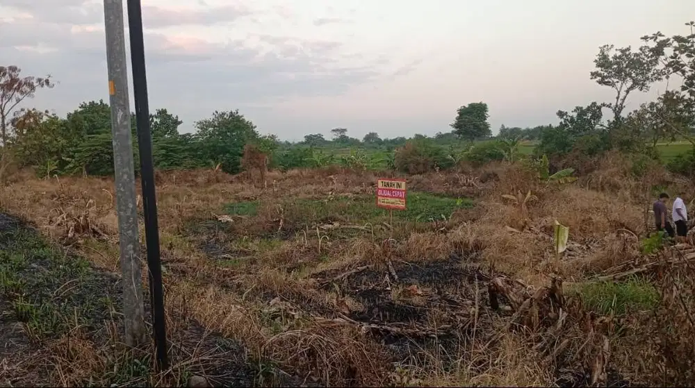DIJUAL TANAH STRATEGIS ZONA KUNING DIJALAN UTAMA COKRO DELANGGU KLATEN
