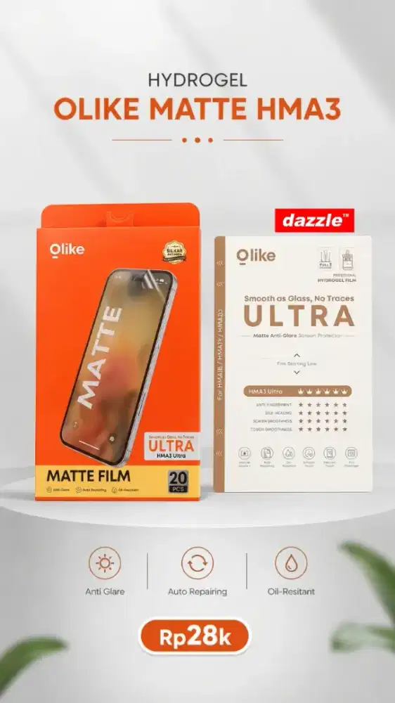 Hydrogel Olike Matte Hma3