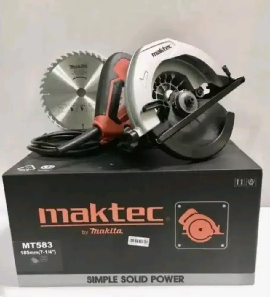 Maktec Circular Saw Circle Mesin Gergaji Kayu MT 583