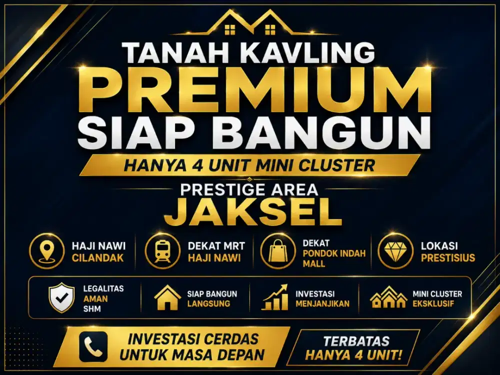 TANAH KAVLING PRESTIGE AREA HAJI NAWI CILANDAK JAKSEL