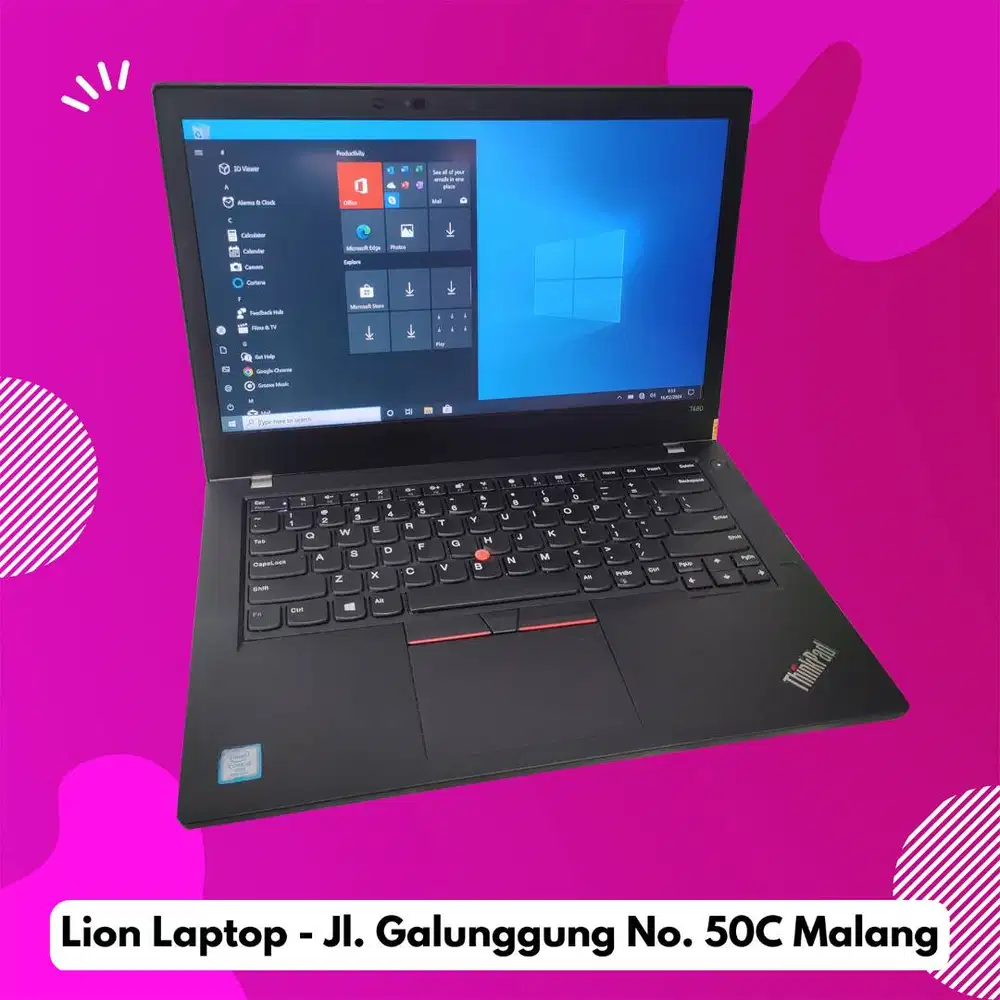 RAM 8GB Core i5 gen 8 Lenovo Thinkpad T480 [23|07]