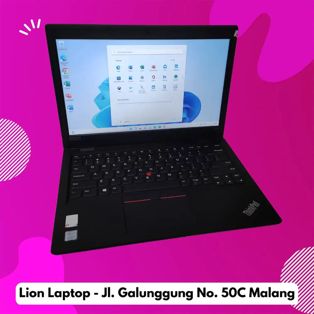 Core i5 Gen 8 RAM 8GB SSD 256GB Lenovo Thinkpad L390 [23|07]