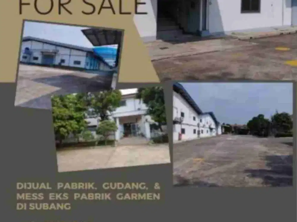 Pabrik Zona Industri Subang dekat BYD