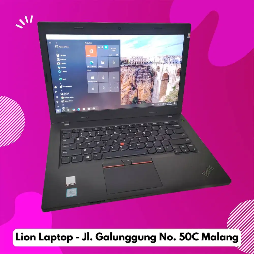 RAM 8GB Core i5 SSD Murah Lenovo Thinkpad L470 [23|07]
