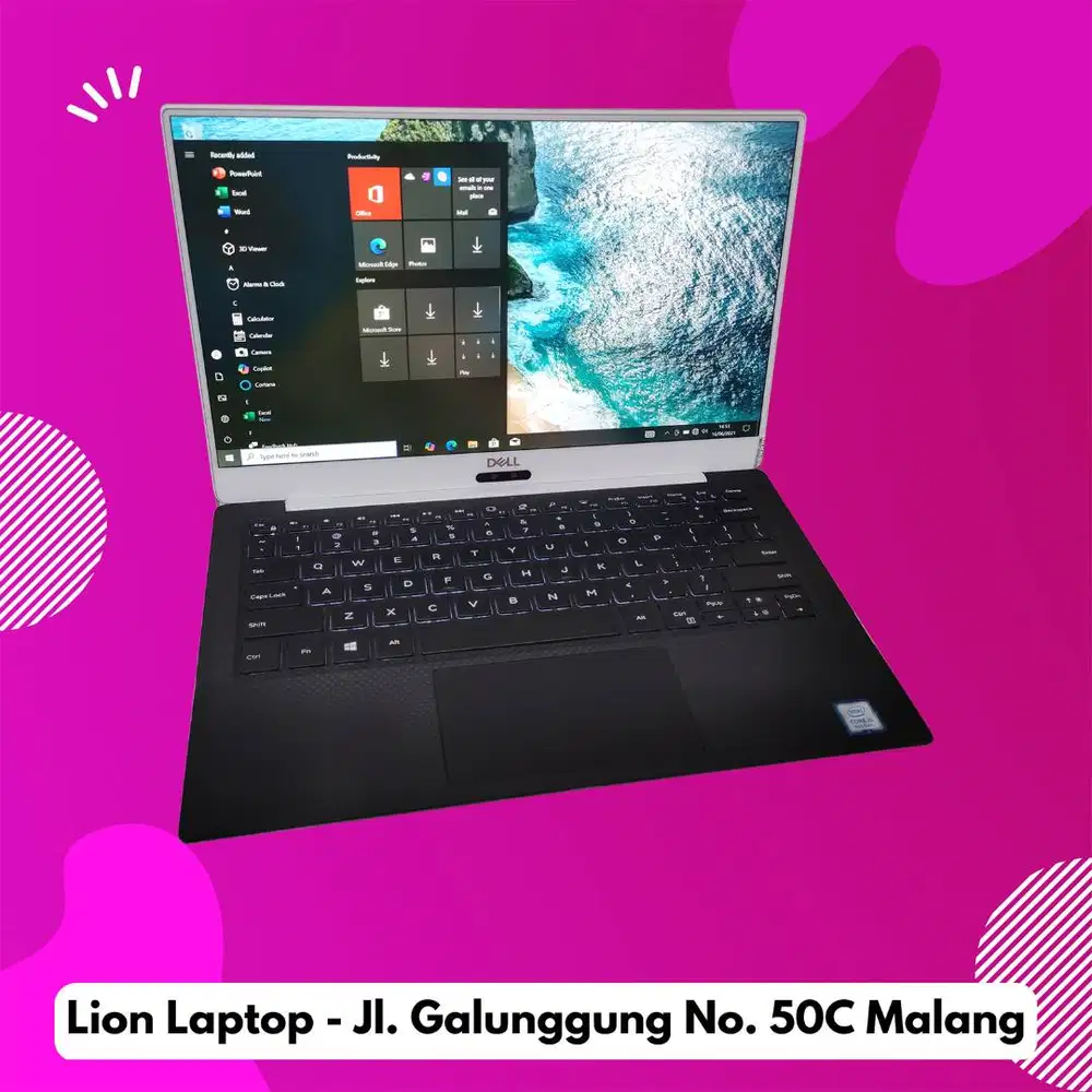 Slim & Ringan Core i5 RAM 8 SSD 256 DELL XPS 13 9370 [23|07]