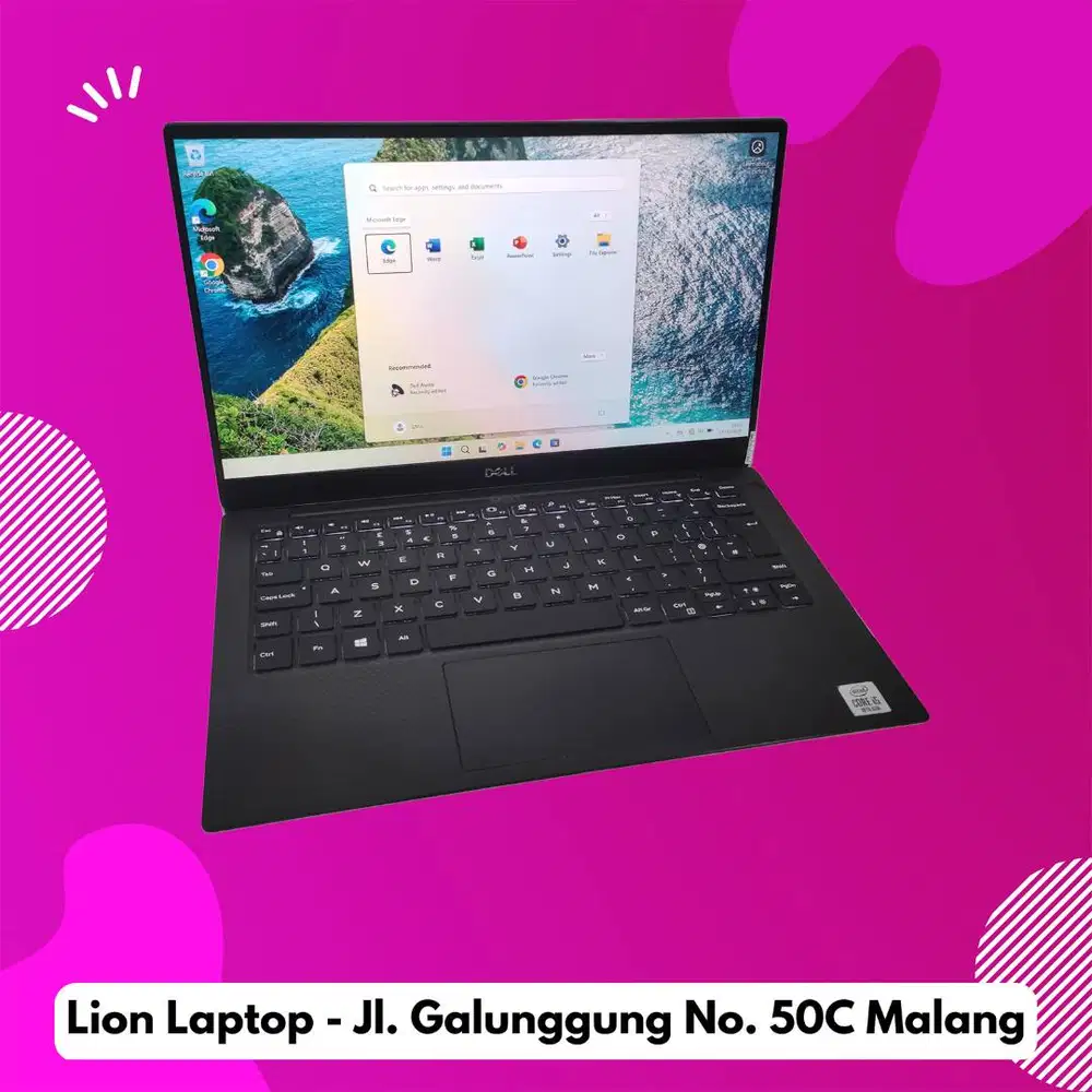 Slim & Ringan Core i5 gen 10 RAM 8 SSD 256 DELL XPS 13 7390 [23|07]