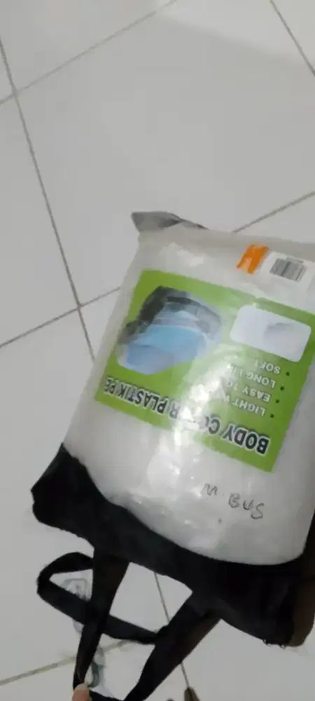 Cover plastik PE untuk mobil