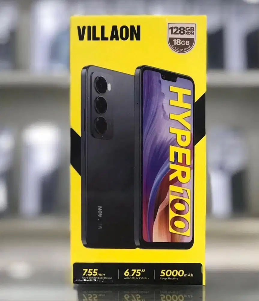 Villaon Hyper 100 6/128 black (baru) garansi nasional