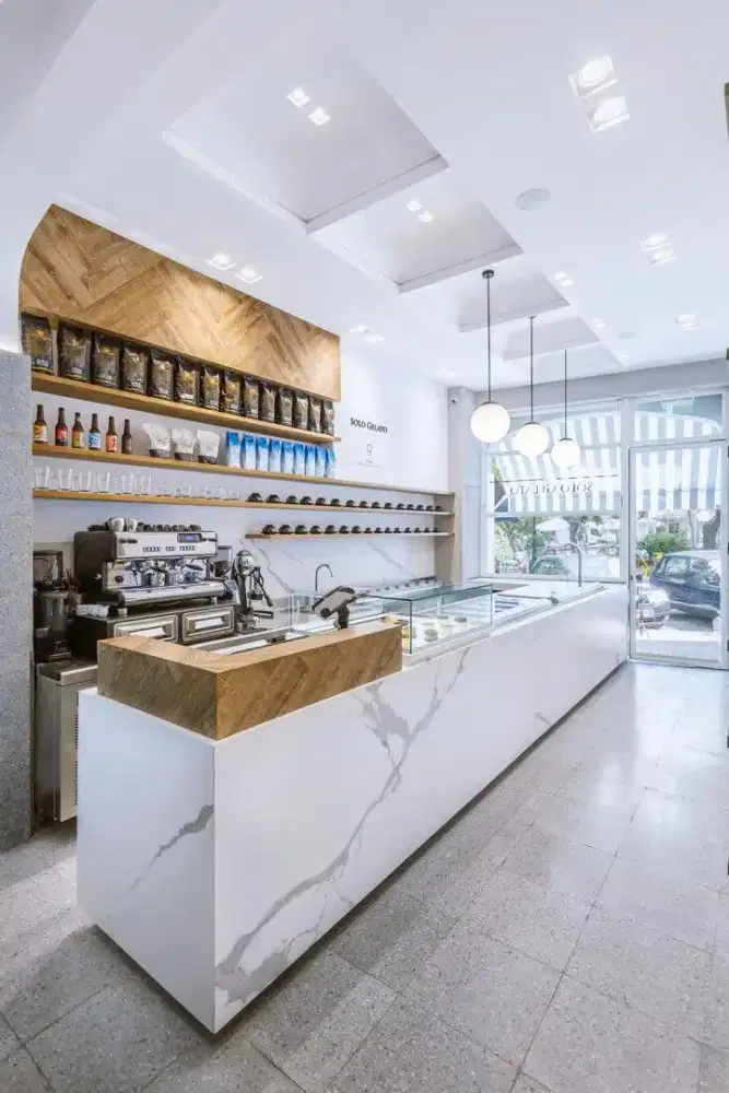 Meja Barista Minimalis Meja Cashier Meja Kasir Modern Meja CoffeeShop