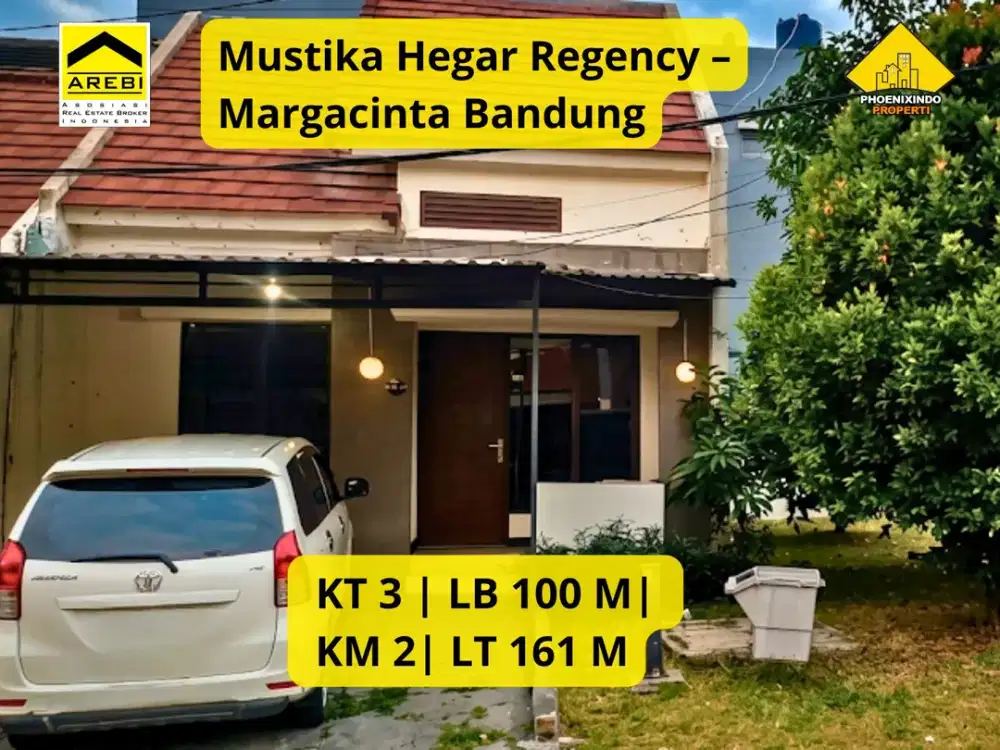 Dijual Rumah Hook di Mustika Hegar Regency – Margacinta Bandung LT 161 m² | LB 100 m² | 3 KT | SHM