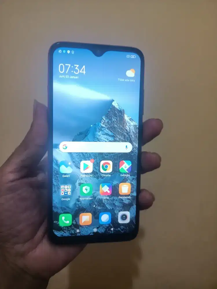 Xiomi redmi note 7 ram 6/64 normal semua ny minus pemakaian aja hp cas