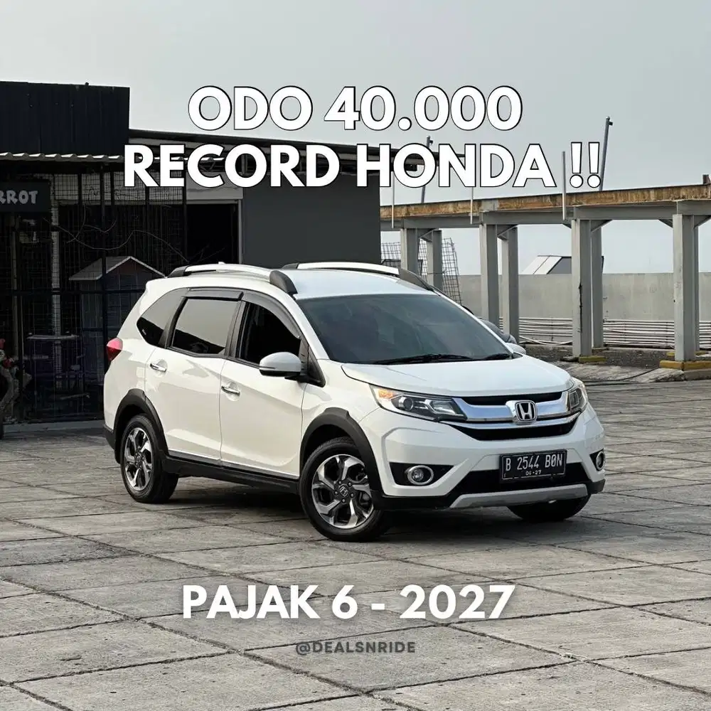 ODO 40.000 ANTIKK !! PAJAK 6/2027 HONDA BRV E CVT 2017 LOW ODO RAREE