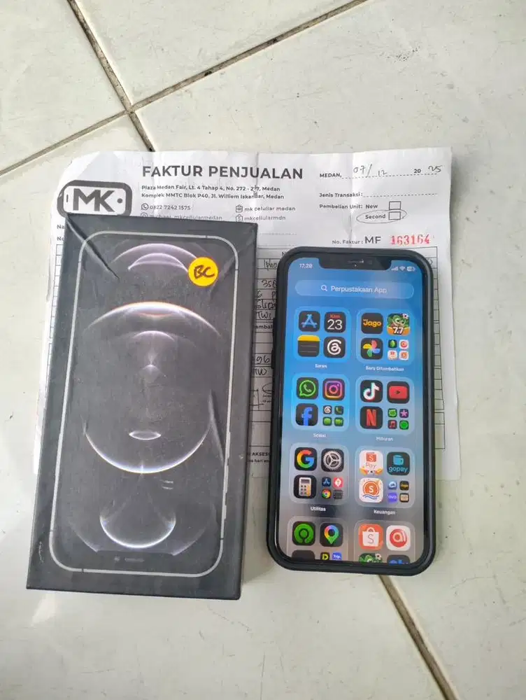 Iphone 12 pro 128 gb beacukai