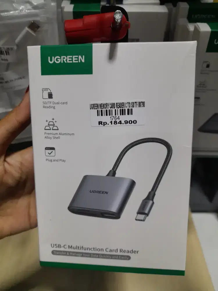 UGREEN MEMORY CARD READER C TO SD/TF ATLANTIS DAHSYAT