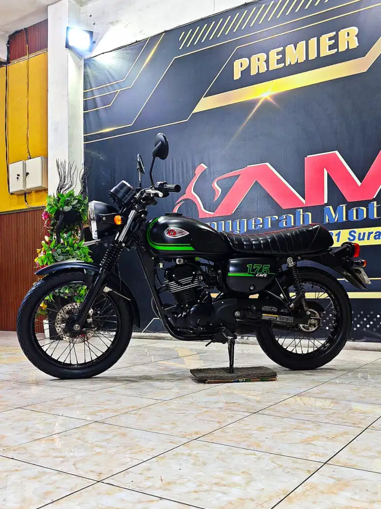 Kawasaki W 175 Cafe TH 2020 Odo 14rb surat lengkap gas riding