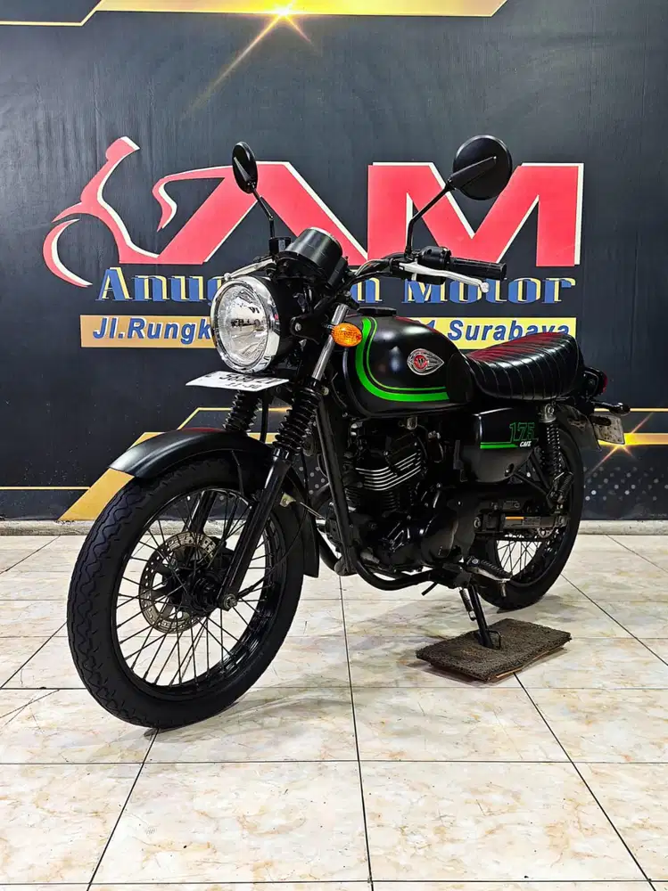 Kawasaki W 175 Cafe TH 2020 Odo 14rb surat panjang