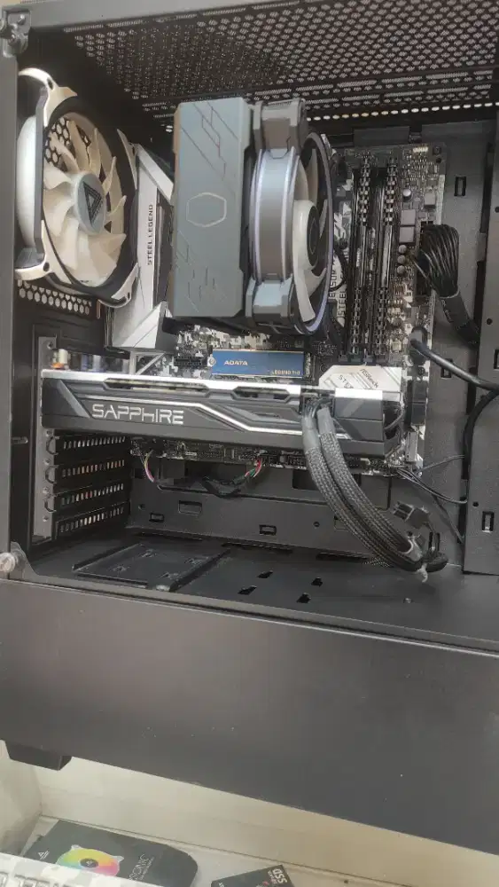 PC GAMING HIGH END RYZEN 5 5600X Seri PURE CORE TINGGI PART PREMIUM