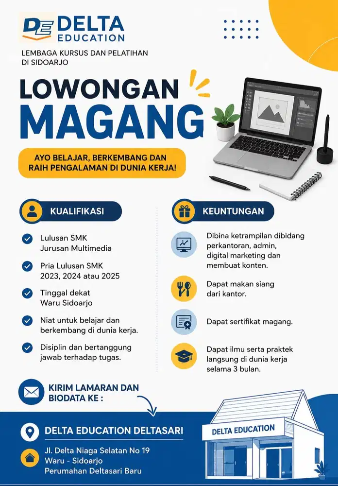 Lowongan Magang Admin Multimedia
