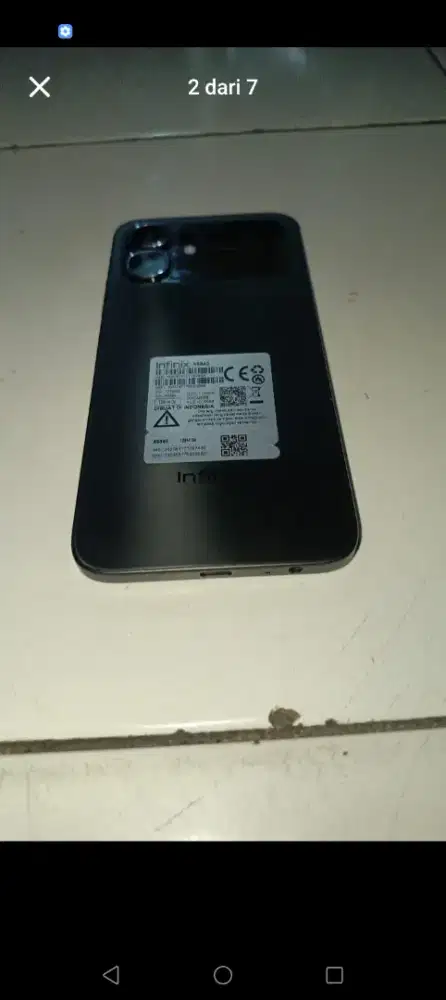 Infinik smart 20 ram 4+2 128 Belum ada sebulan hp dan casan