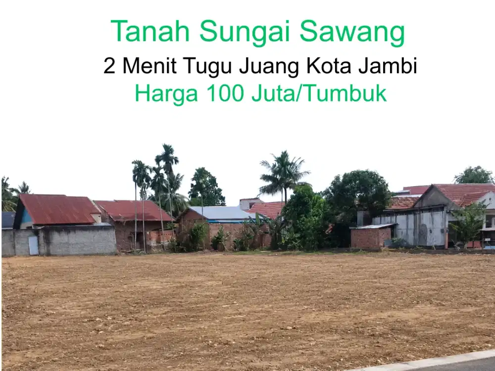 Dijual cepat tanah sungai sawang