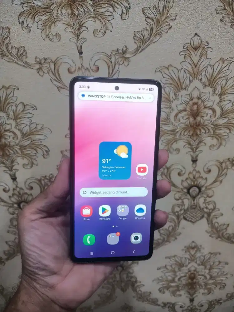 Samsung A53 ram 8/128 minus  wifi only sm speaker atas ga bs  hp saja