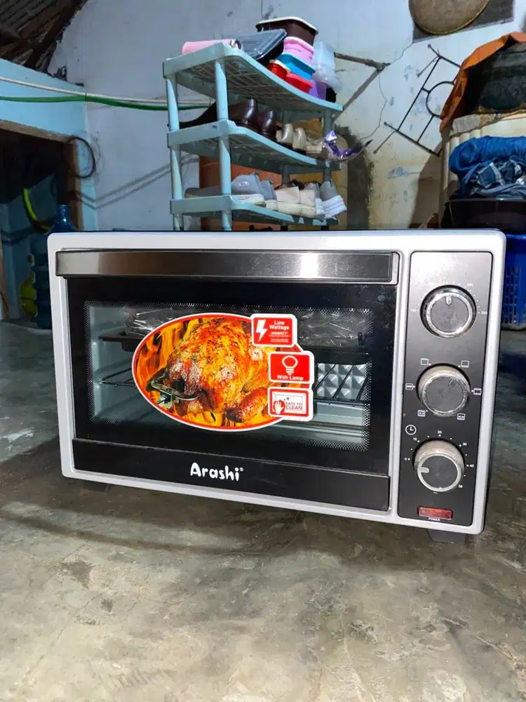 mahar oven listrik kondisi baru beli