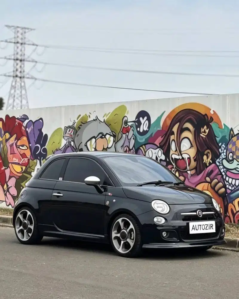Fiat Abarth 500 Hitam 2014 Tdp Murmer Ori Menarik Bu Antik Baru Simpan