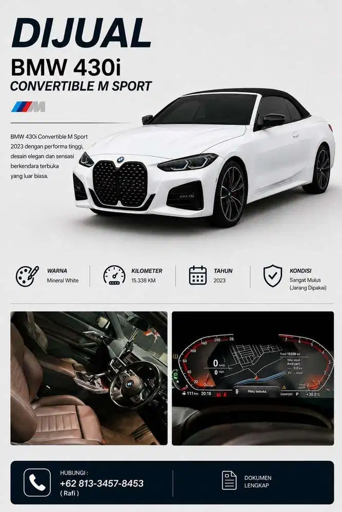 BMW 430i 2023 Bensin