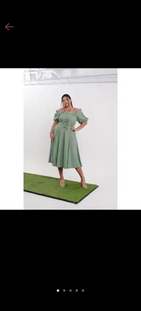 Dijual preloved dress iamstarry green