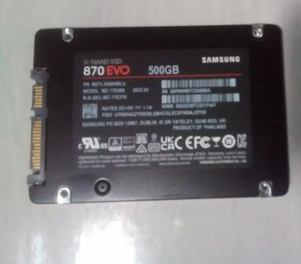 Ssd samsung 870 evo 500gb