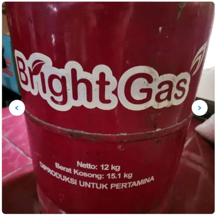 tabung gas bright 12 kg