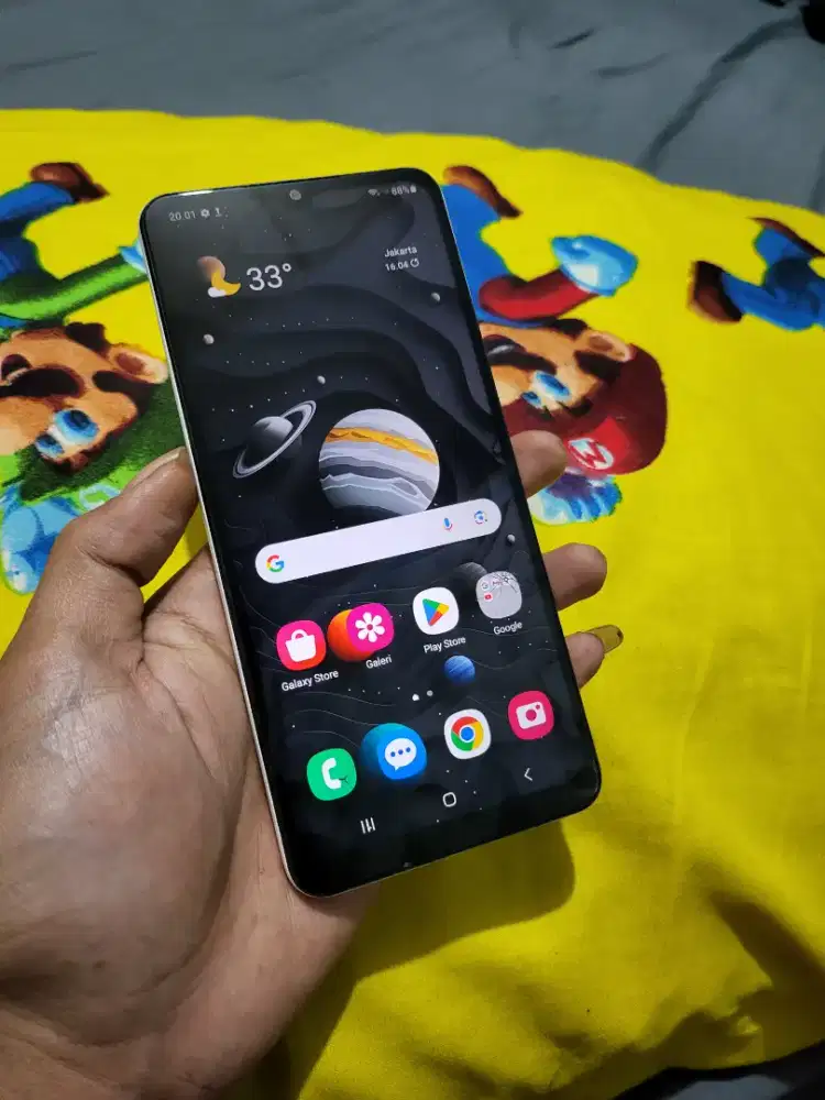 Samsung A12 Ram 6/128GB Normal semua siap pakai retak aja Lok PAMULANG