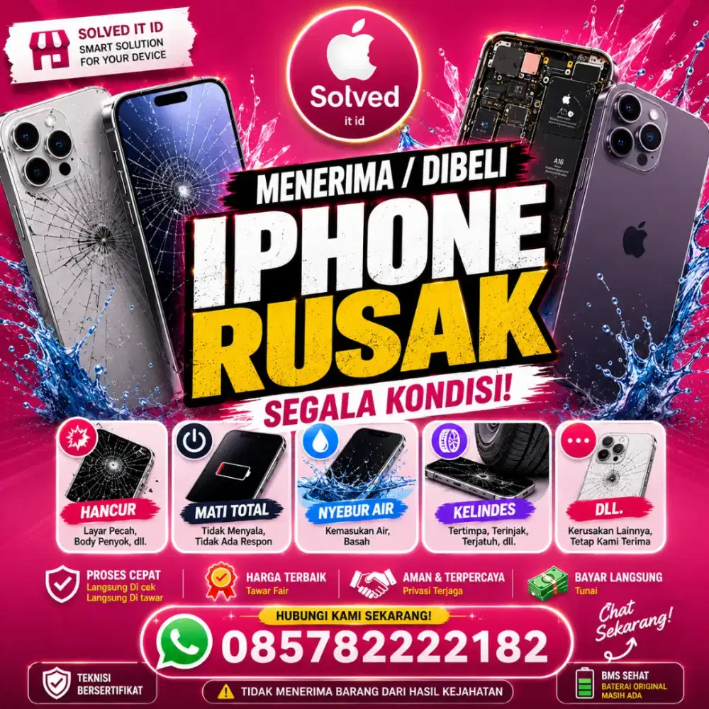 Dibeli iPhone rusak segala kondisi