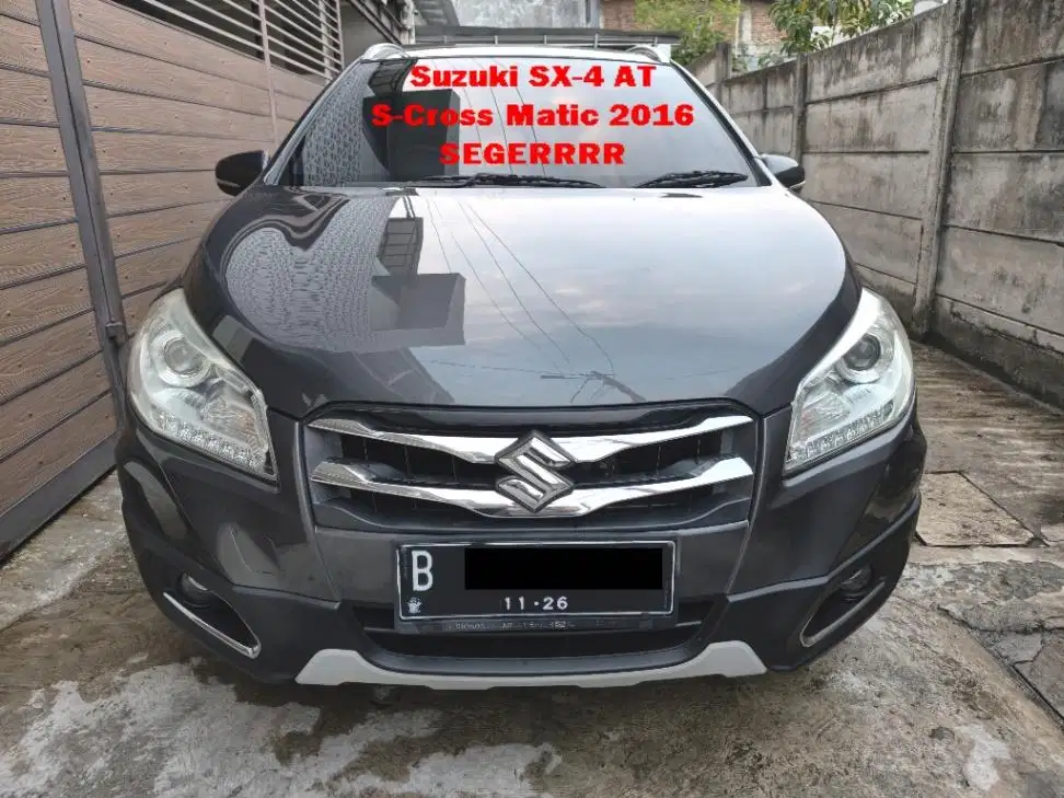 Suzuki Sx4 Scross AT 2016 Matic Service Record Rutin Abu Abu Grey