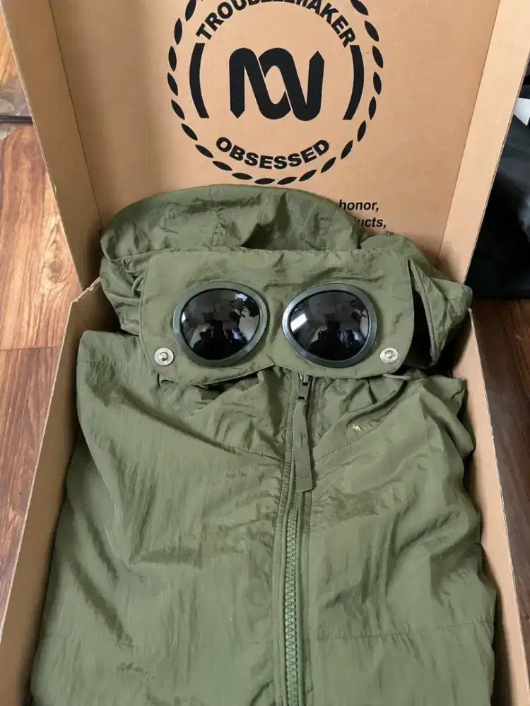 Jaket google tm hijau army