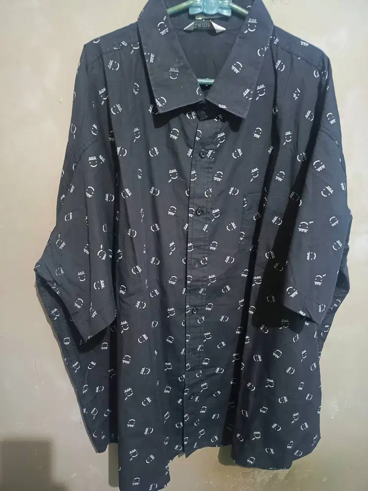 Kemeja Lengan Pendek Tag Camete Made In Korea Ukuran Big Size