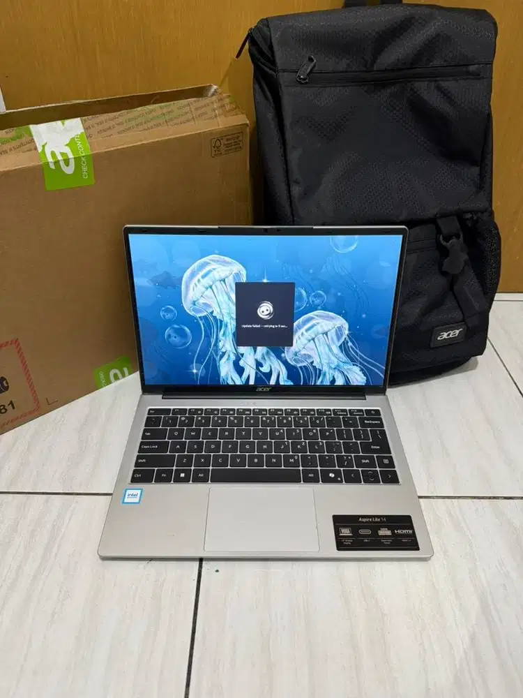 Acer aspire AL14-32p ibtel n150 8/512gb mulus garansi fullset