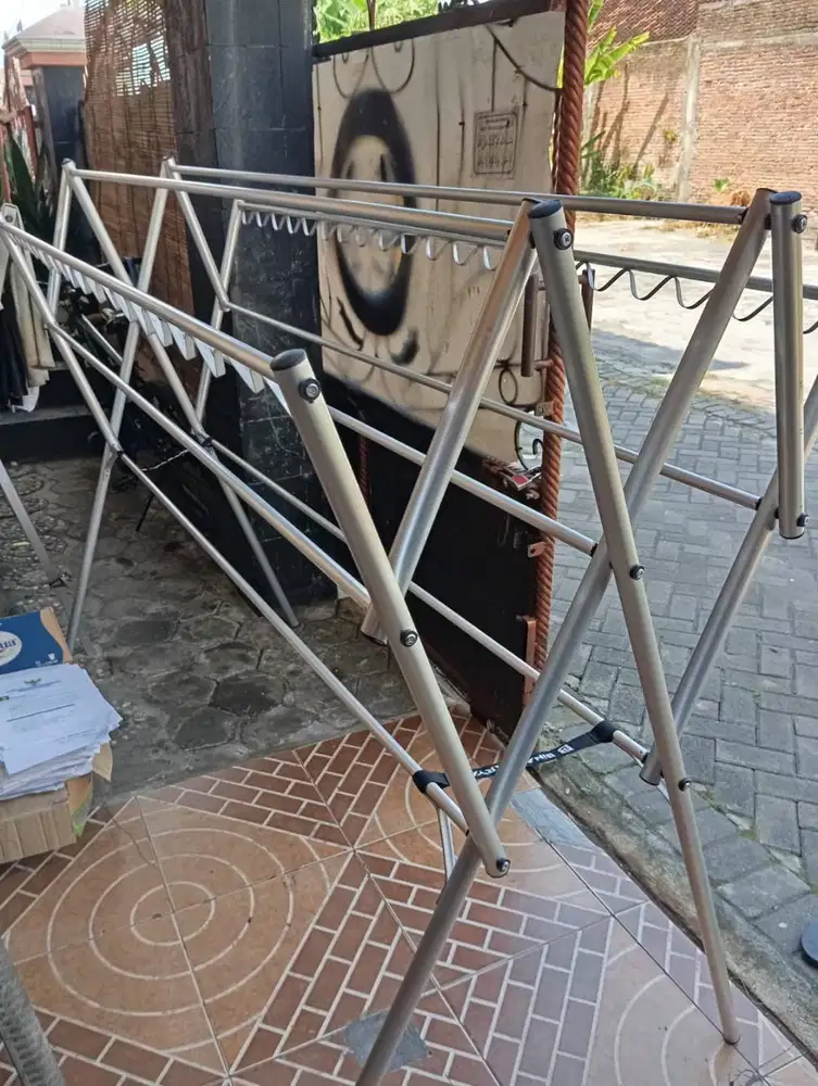 Promo Nih Jemuran Jumbo Bina Karya Silver Anti Karat