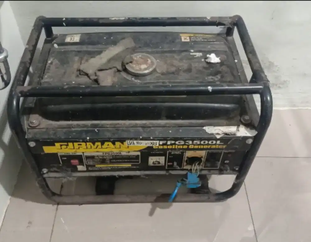 Saya nampung genset rusak atau padam
