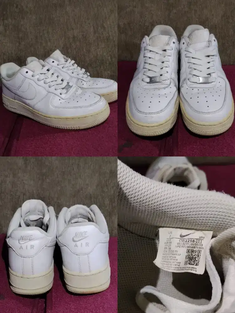 Nike Air Force 1 second White Uk40